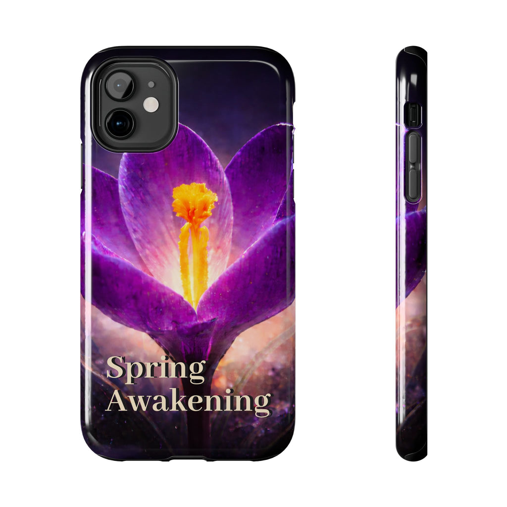 Spring Awakening Phone Case | Crocus Bloom Design | RoseStone