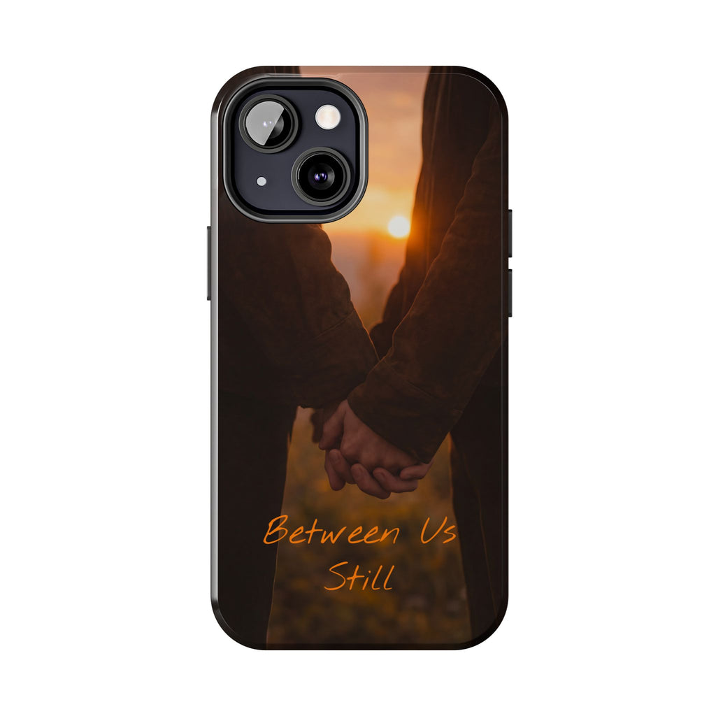 Couple Holding Hands Between Us Still Phone Case | Romantic Sunset Relationship