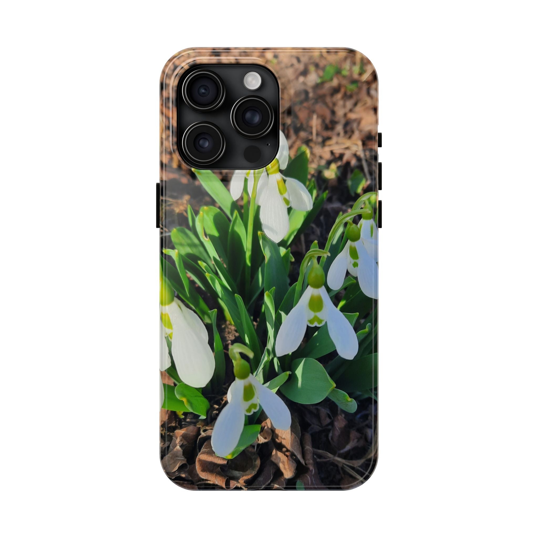 Snowdrop iPhone Case, Spring Floral Phone Case, Botanical Nature Cover, Gift for Her