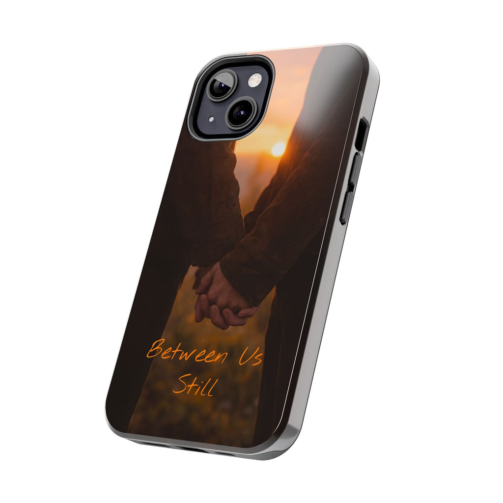 Couple Holding Hands Between Us Still Phone Case | Romantic Sunset Relationship