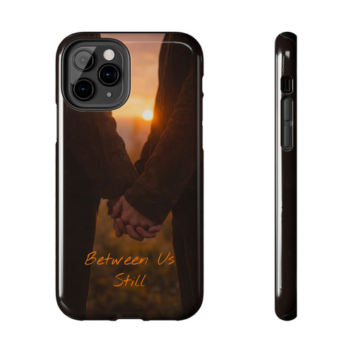 Couple Holding Hands Between Us Still Phone Case | Romantic Sunset Relationship