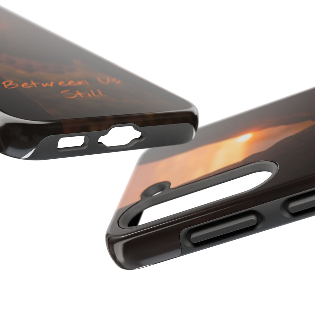 Couple Holding Hands Between Us Still Phone Case | Romantic Sunset Relationship