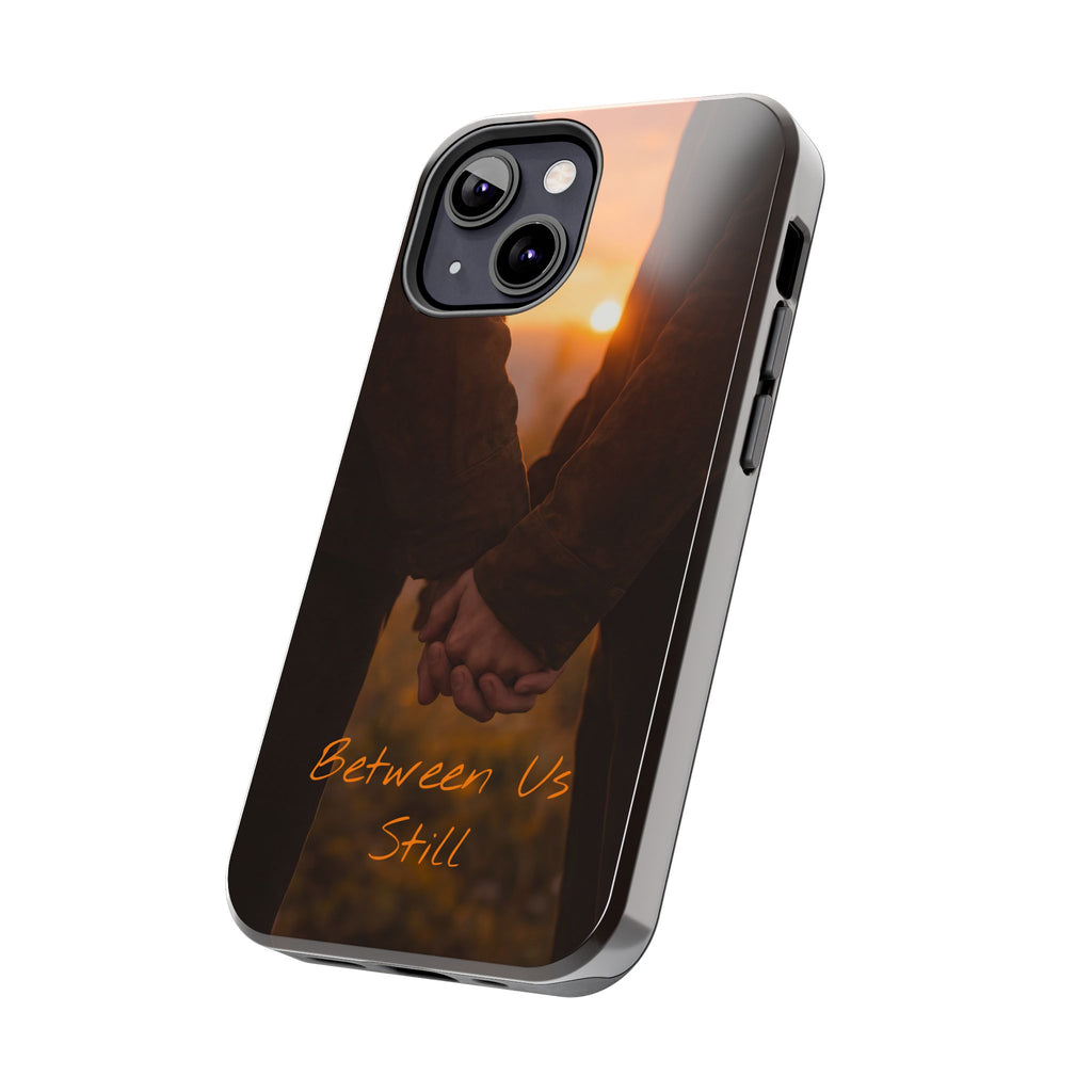 Couple Holding Hands Between Us Still Phone Case | Romantic Sunset Relationship