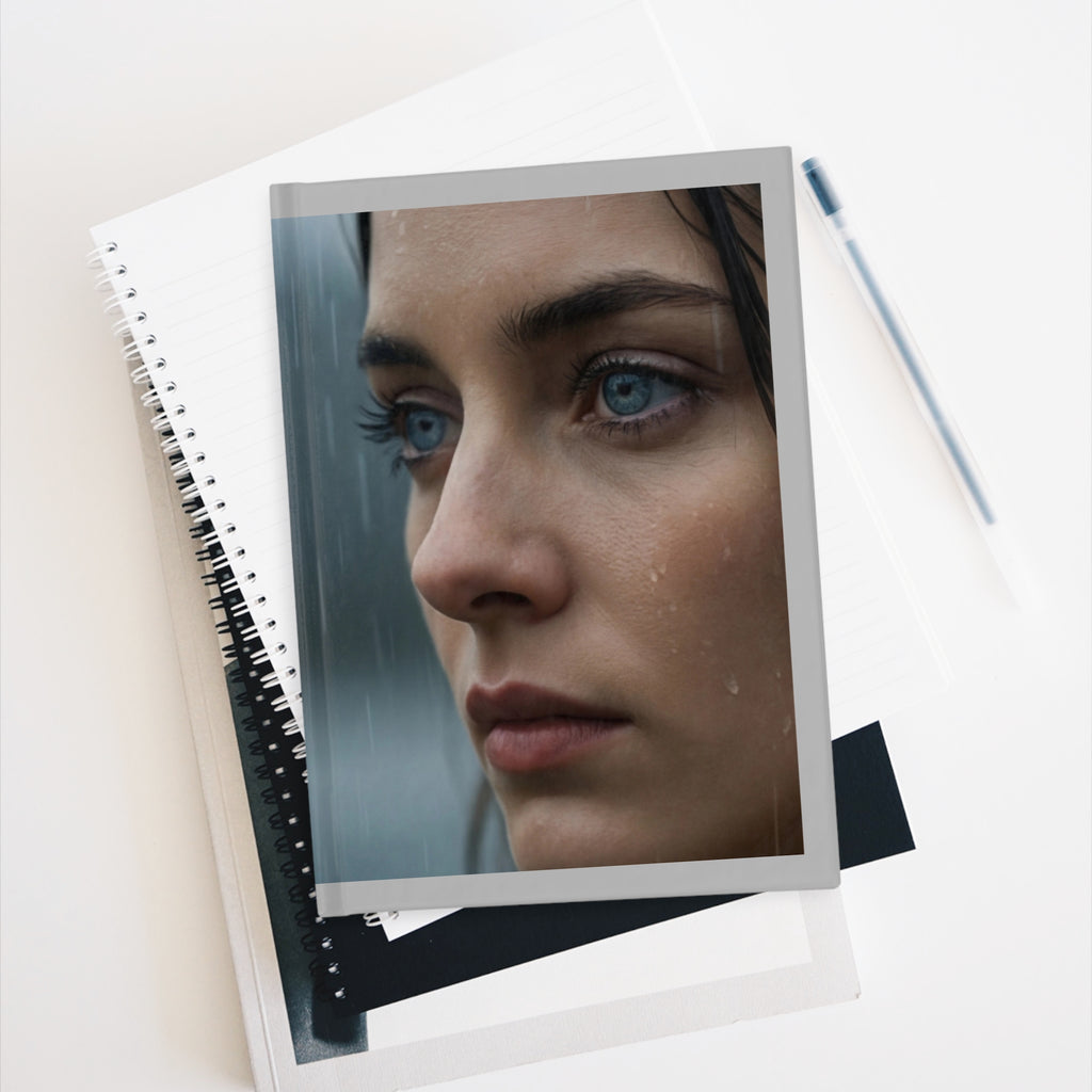 Moody Woman Journal | Blank Hardcover Book | Emotional Notebook | Dark Feminine Aesthetic Gift for Her