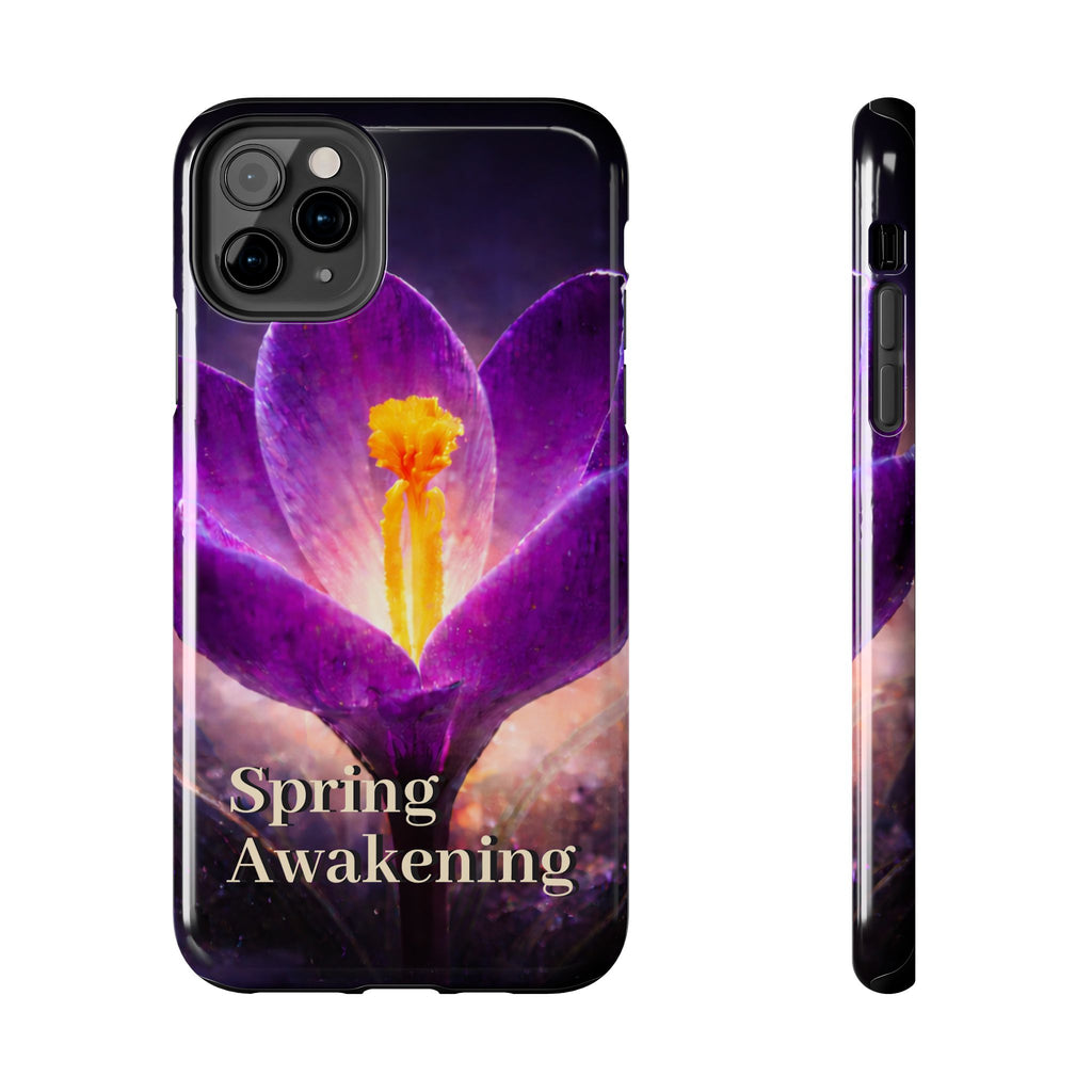 Spring Awakening Phone Case | Crocus Bloom Design | RoseStone