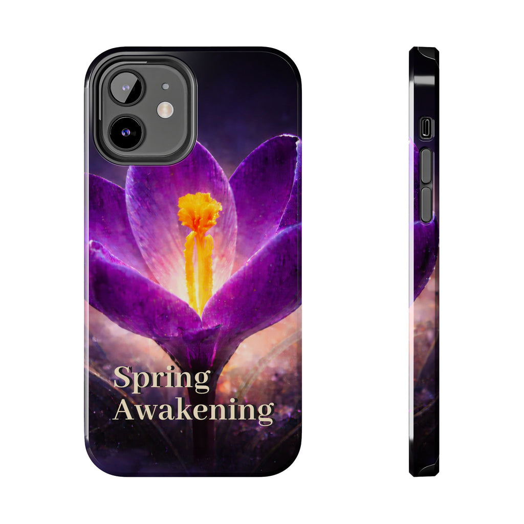 Spring Awakening Phone Case | Crocus Bloom Design | RoseStone